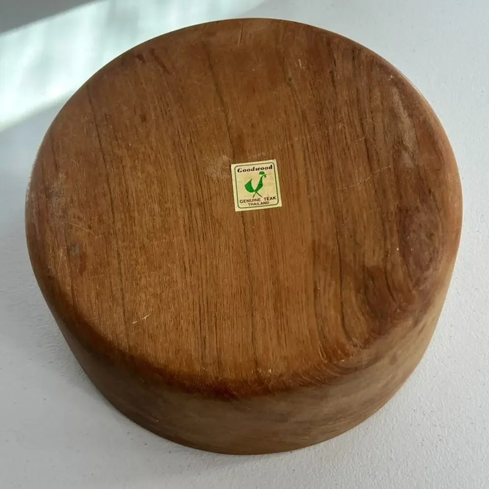 Goodwood Genuine Teak Wood Salad Bowl 9.5